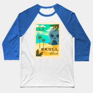 skull rock inspired Baseball T-Shirt